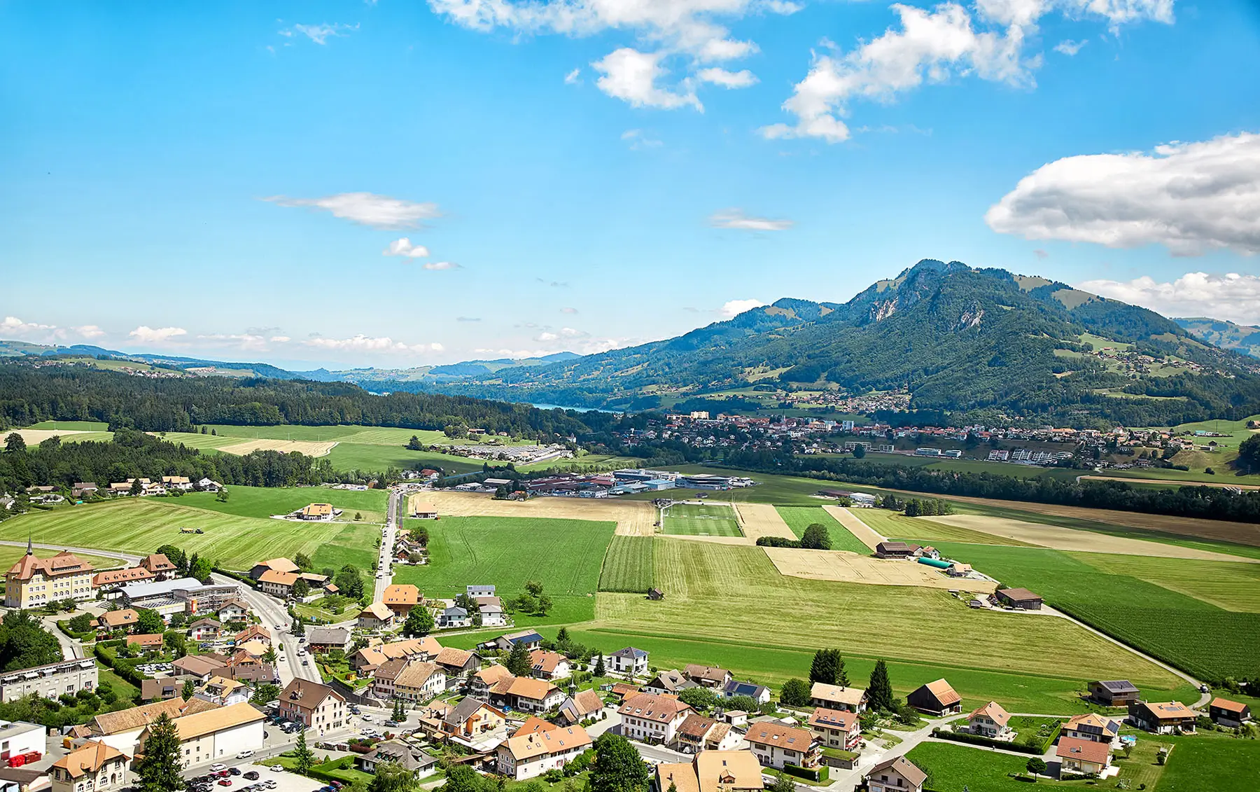 Paysage du canton de Fribourg